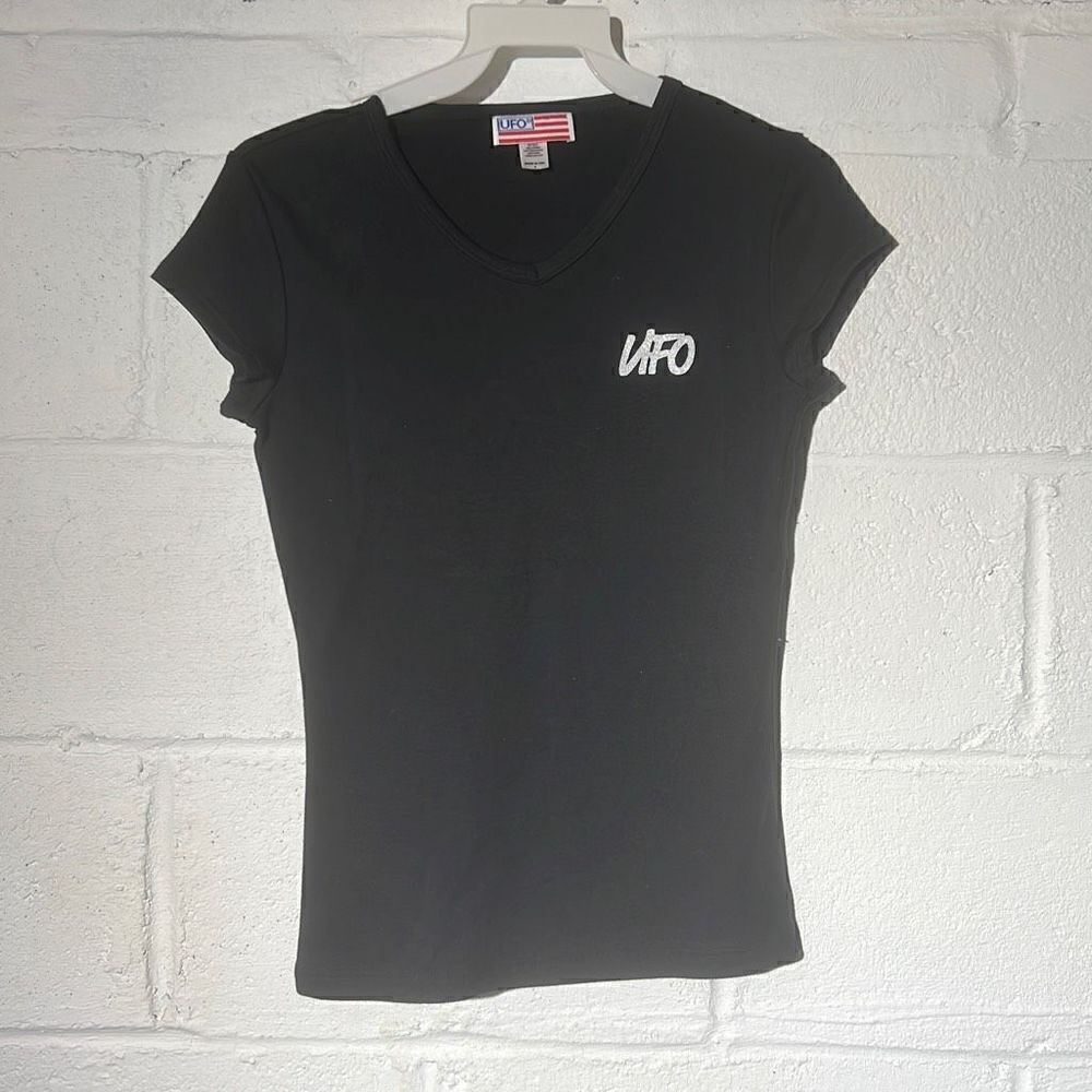 UFO V-Neck Black Small Made In USA